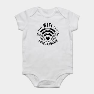 WIFI is My Love Language Baby Bodysuit